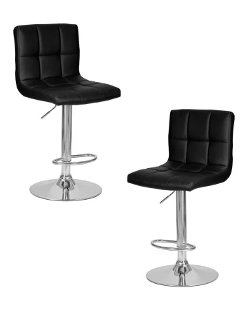 Набор 2 шт Стул барный DOBRIN CANDY, черный
