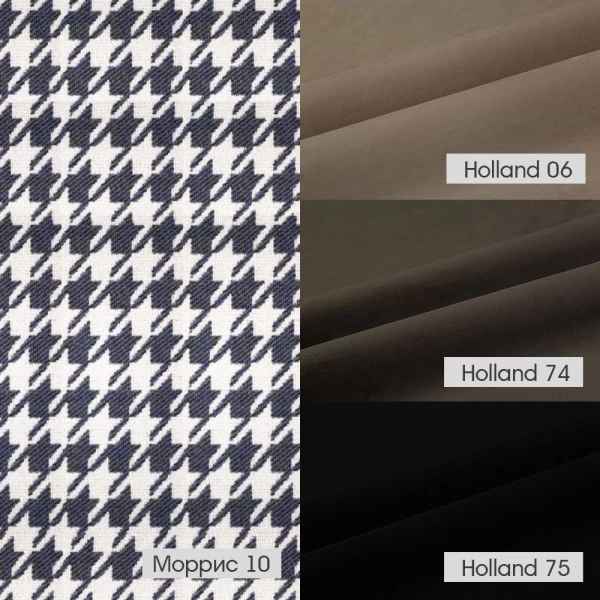 Стул полубарный Leo в комбинаторе с жаккардом, материал и цвет под заказ для кафе, ресторанов и кухни