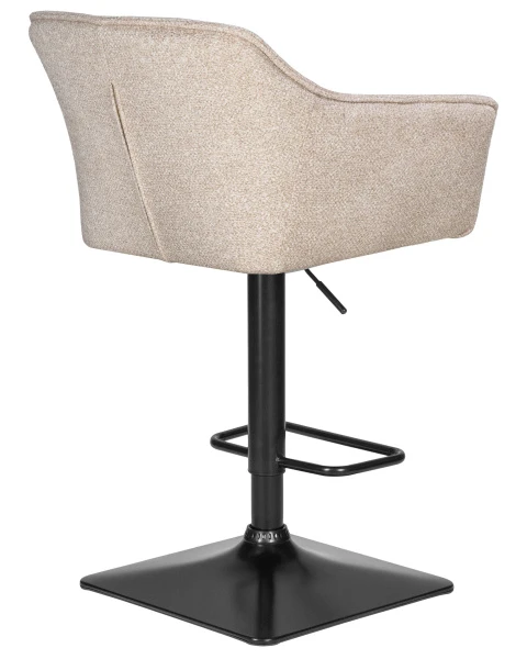 Стул барный DOBRIN RALF, бежевый твид (LEO26) для кафе, ресторанов и кухни