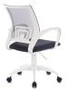 Офисные кресла - Кресло Бюрократ CH-W695NLT темно-серый TW-04 TW-12 сетка/ткань крестовина пластик пластик белый