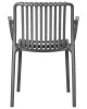 Купить Стул обеденный DOBRIN WALTER ARM, темно-серый (GR-04) в интернет-магазине КупиКресла.ру