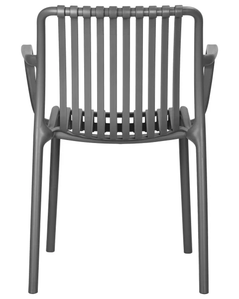 Купить Стул обеденный DOBRIN WALTER ARM, темно-серый (GR-04) по низкой цене