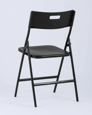 Стул складной банкетный LITE черный для посетителей и сотрудников фото