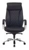 Кресла руководителя - Кресло руководителя Бюрократ T-9924SL черный кожа крестовина металл хром
