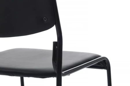 Кресло Nix RCH OMKL-01B Черный/Металл Черный для посетителей и сотрудников фото