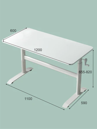 Купить Стол детский регулируемый Everprof Kids Table (Кидс Тейбл) 1 Белый по низкой цене
