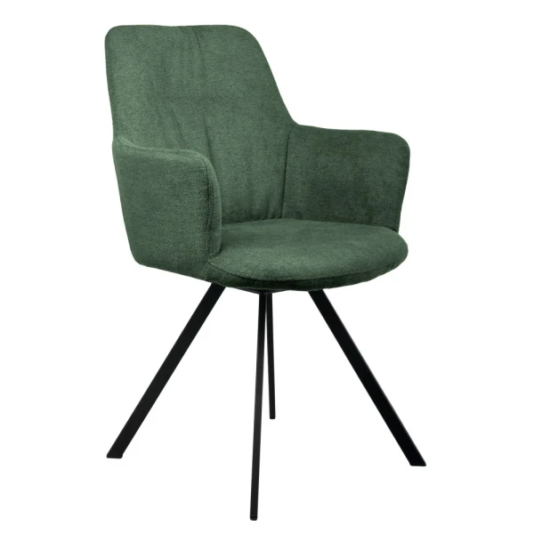Купить Комплект из 2-х стульев Grant зелёный шенилл на поворотном механизме по низкой цене