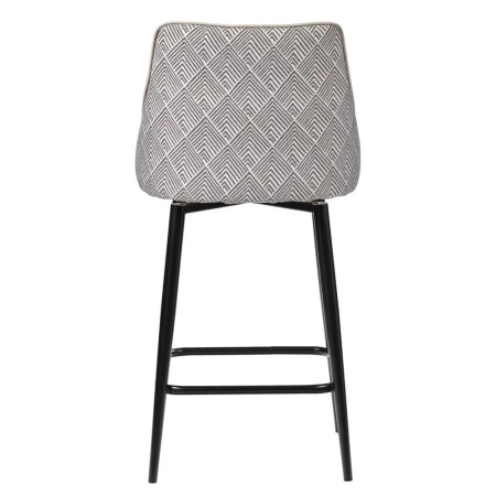 Купить Стул полубарный Dave латте с жаккардом, с поворотным механизмом по выгодной цене для кафе, ресторанов и кухни