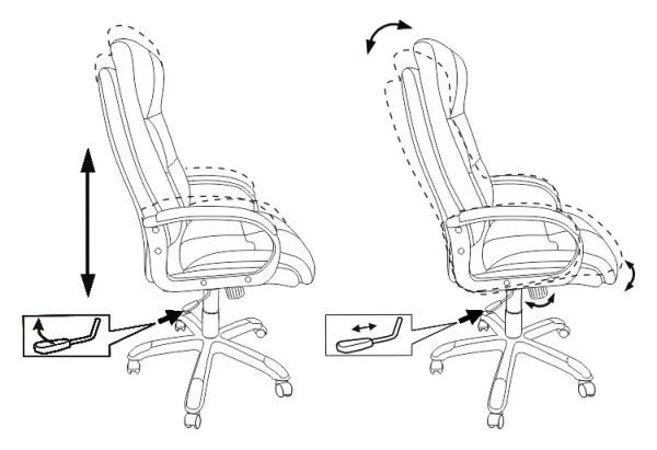 Кресло руководителя Бюрократ CH-824 песочный Light-21 крестовина пластик | Купить в КупиКресла.ру