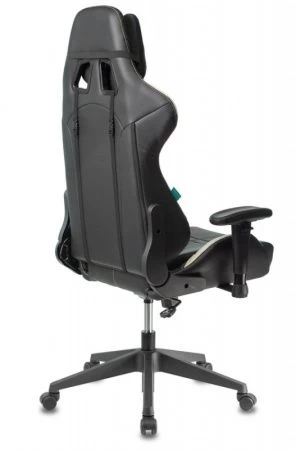Кресла для геймеров - Кресло игровое Zombie VIKING 5 AERO черный/белый искусственная кожа с подголов. крестовина пластик
