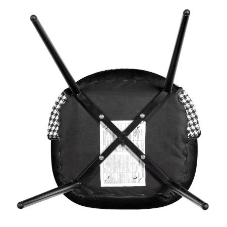 Купить Стул Leo чёрный с жаккардом в интернет-магазине КупиКресла.ру