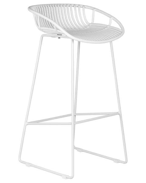 Купить Набор 4 шт Стул барный DOBRIN FRANK, белый по низкой цене