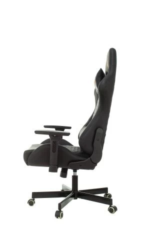 Кресло игровое Knight ARMOR черный ромбик эко.кожа с подголов. крестов. металл