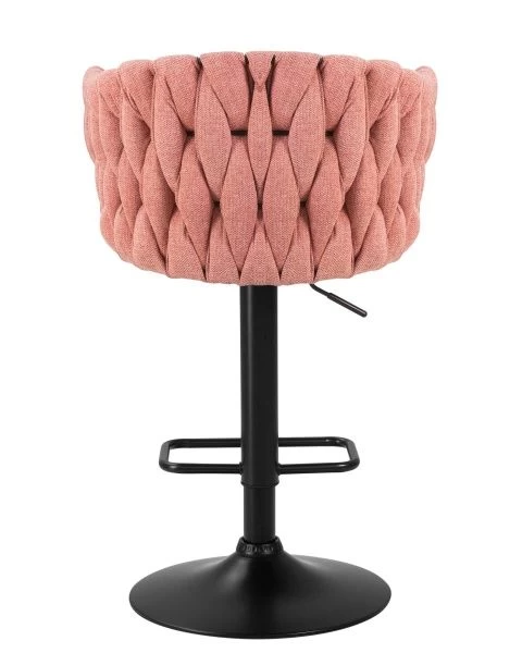 Стул барный LEON (розовая ткань (LAR 275-10)) для кафе, ресторанов и кухни