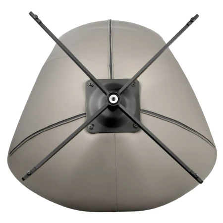 Купить Комплект кресло HUG светло-серый, экокожа, шенилл с оттоманкой светло-серый, экокожа по низкой цене