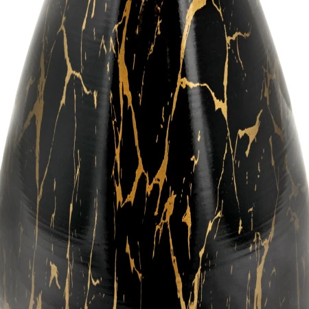 Купить Кофейный столик Secret диам.40см x 54см, чёрный мрамор, металл, керамика по низкой цене