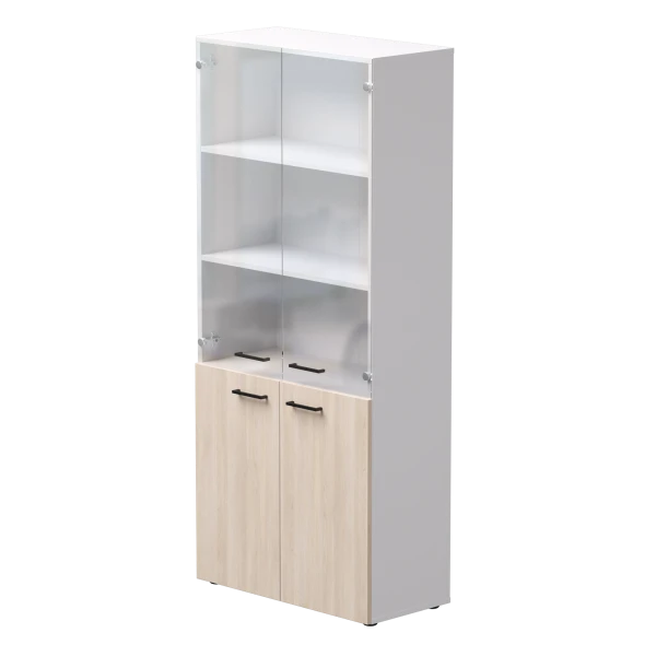 Купить Шкаф комбинированный Everprof EVO (ЭВО) 800х383x1835 Белый/Дуб Соната по низкой цене