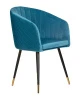 Купить Стул обеденный DOBRIN MARY, морская волна велюр (1922-7) в интернет-магазине КупиКресла.ру
