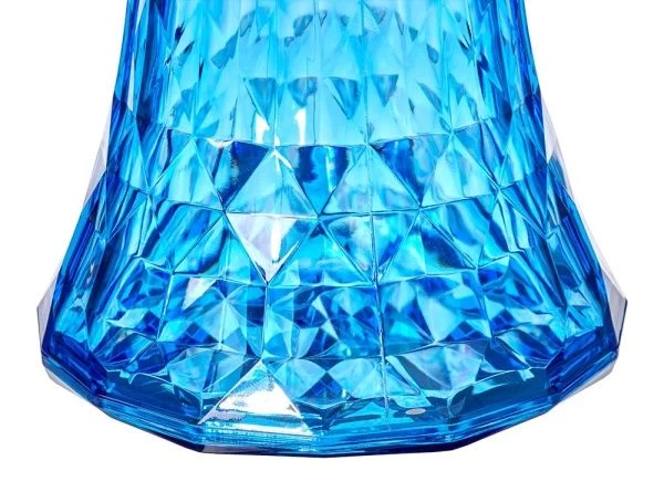 Купить Стул-пуф Stone прозрачный синий по низкой цене