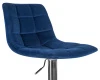 Купить Стул барный DOBRIN TAILOR, синий велюр (MJ9-117) по выгодной цене для кафе, ресторанов и кухни