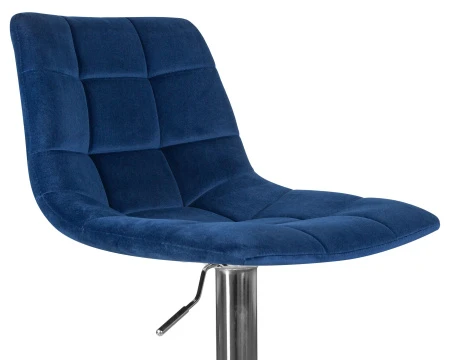 Купить Стул барный DOBRIN TAILOR, синий велюр (MJ9-117) по выгодной цене для кафе, ресторанов и кухни