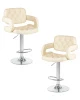 Набор 2 шт Стул барный DOBRIN TIESTO, кремовый