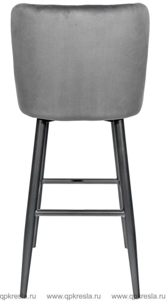 Барный стул Ститч Велюр Серый