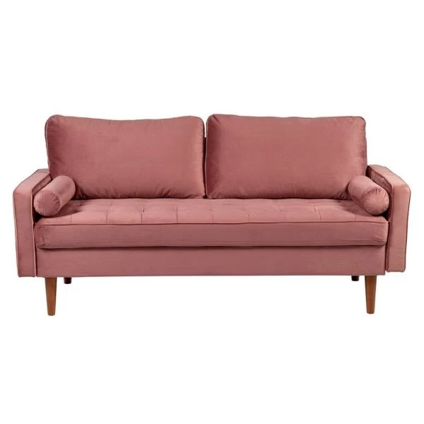 Купить Диван Scott трехместный пыльно-розовый по низкой цене
