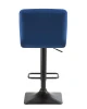 Купить Набор 2 шт Стул барный DOBRIN DOMINIC, синий велюр (MJ9-117) в интернет-магазине КупиКресла.ру