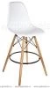 Барный стул Eames (Эймс) Пластик Белый