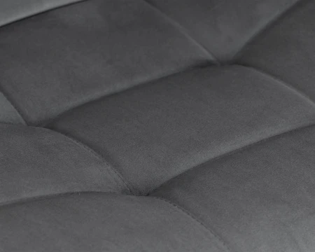 Купить Стул барный DOBRIN TAILOR BLACK, серый велюр (MJ9-75) по выгодной цене для кафе, ресторанов и кухни