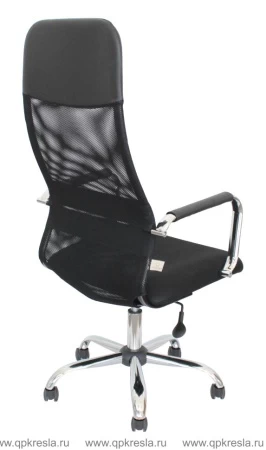 Кресла руководителя - Офисное кресло Кр-84 (Ткань-сетка Черный)