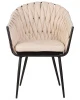 Купить Набор 2 шт Стул обеденный DOBRIN MATILDA, бежевая ткань (LAR 275-1) в интернет-магазине КупиКресла.ру