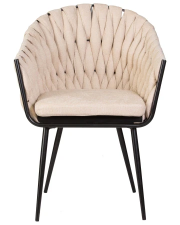 Купить Набор 2 шт Стул обеденный DOBRIN MATILDA, бежевая ткань (LAR 275-1) в интернет-магазине КупиКресла.ру