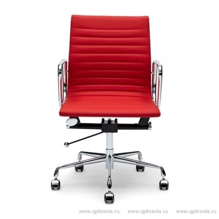 Кресло Eames (Эймс) Ribbed красное