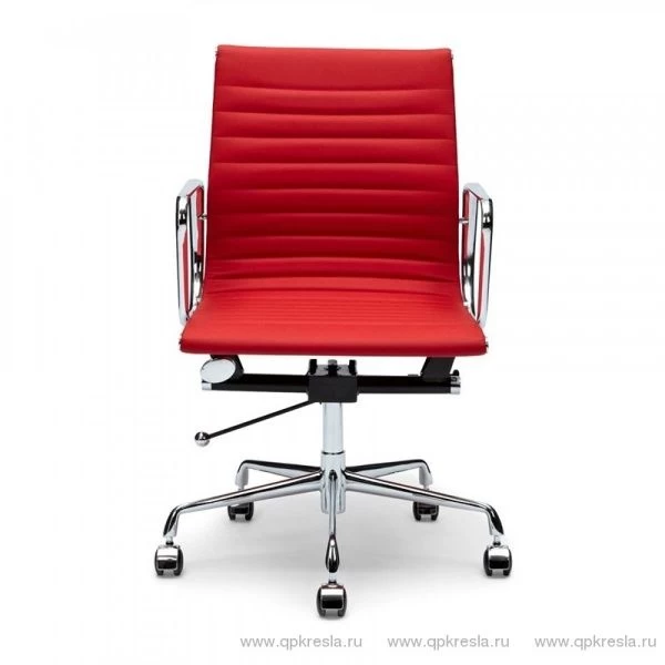 Кресло Eames (Эймс) Ribbed красное