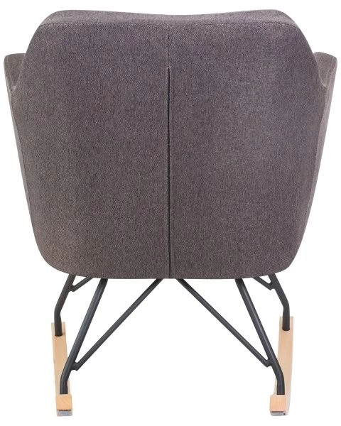 Кресло-качалка KIARA (серая ткань (LAR-106D-26))