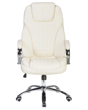Кресла руководителя - Офисное кресло для руководителей DOBRIN CHESTER, кремовый