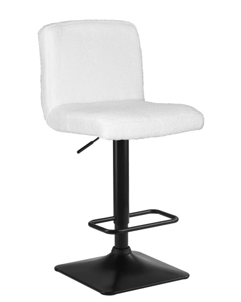 Купить Набор 2 шт Стул барный DOBRIN LEO, белый букле (13) по низкой цене