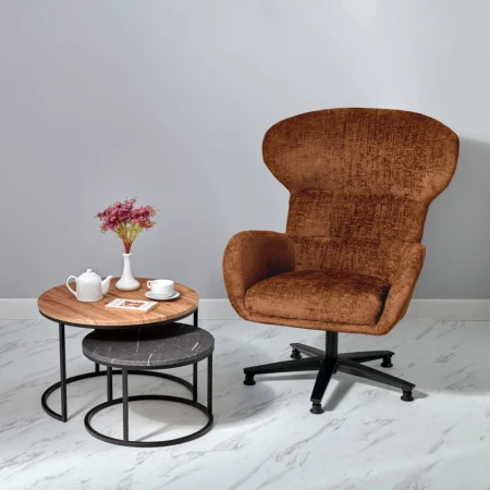 Купить Кресло Teddy терракотовый шенилл по низкой цене