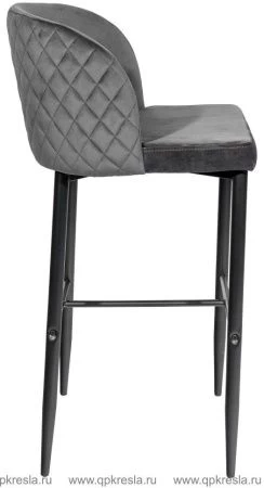 Барный стул Оскар Велюр Сине-зеленый