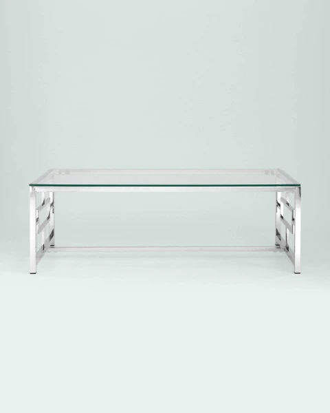 Купить Журнальный стол 120*60 БРУКЛИН серебро по низкой цене