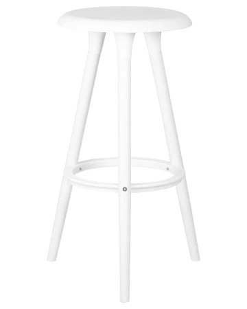 Купить Табурет барный DOBRIN ROYCE WHITE, белый (W-02) по выгодной цене для кафе, ресторанов и кухни