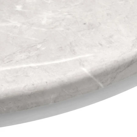 Купить Набор кофейных столиков Tango бежевый мрамор с белыми ножками, 2шт по низкой цене