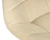 Купить Стул барный DOBRIN TAILOR WHITE, бежевый велюр (MJ9-10) по выгодной цене для кафе, ресторанов и кухни