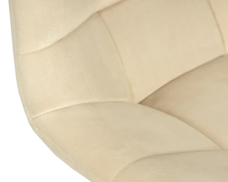 Купить Стул барный DOBRIN TAILOR WHITE, бежевый велюр (MJ9-10) по выгодной цене для кафе, ресторанов и кухни