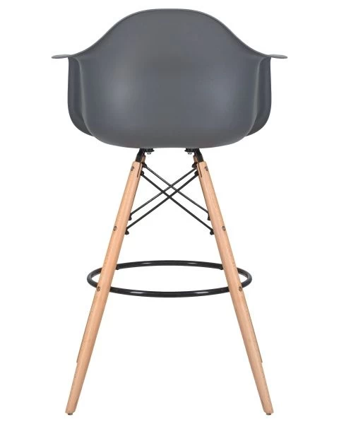 Стул барный DAW BAR (ножки светлый бук, цвет серый)