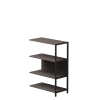Полустеллаж металлический средний Everprof EVO (ЭВО) 805х385x1120 Дуб Пасадена/Черный