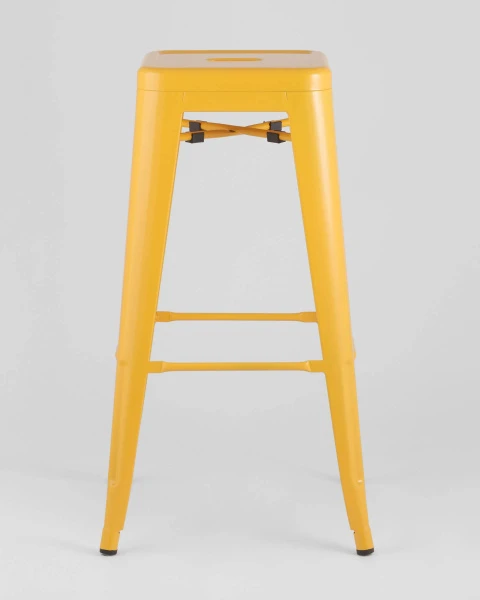 Стул барный TOLIX желтый глянцевый для кафе, ресторанов и кухни