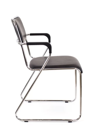 Кресло Everprof Fix Plus Chrome Экокожа Черный